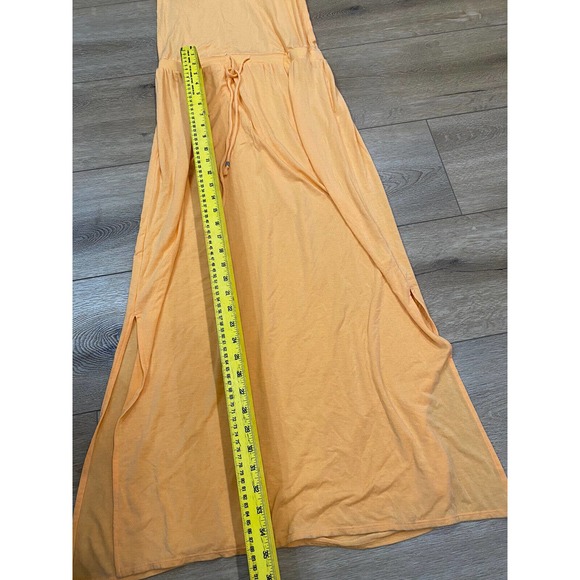 Athleta Cressida Dress Tiger Lily Orange Size Medium Maxi - Picture 8 of 10